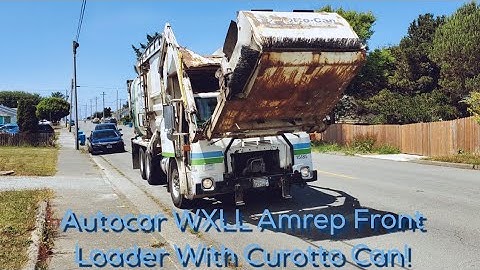 Recology Del Norte Autocar WXLL Amrep Front Loader With Curotto Can!