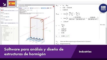 Software para análisis y diseño de estructuras de hormigón | RFEM 6 y RSTAB 9 de Dlubal Software