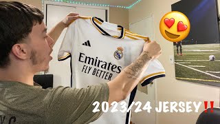 UNBOXING THE NEW 2023/24 REAL MADRID JERSEY!