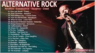 Metallica, Linkin Park, GreenDay, Nickelback 🔥 All Time Favorite Alternative Rock Songs 80s 90s