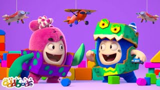 LITTLE MONSTERS 🦖|  4 HOURS! | BEST Oddbods Full Episode Marathon | 2023 Funny Cartoons for Kids