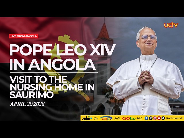 Live Africa | Pope Leo XIV in Angola Return to Luanda | 20th April 2026