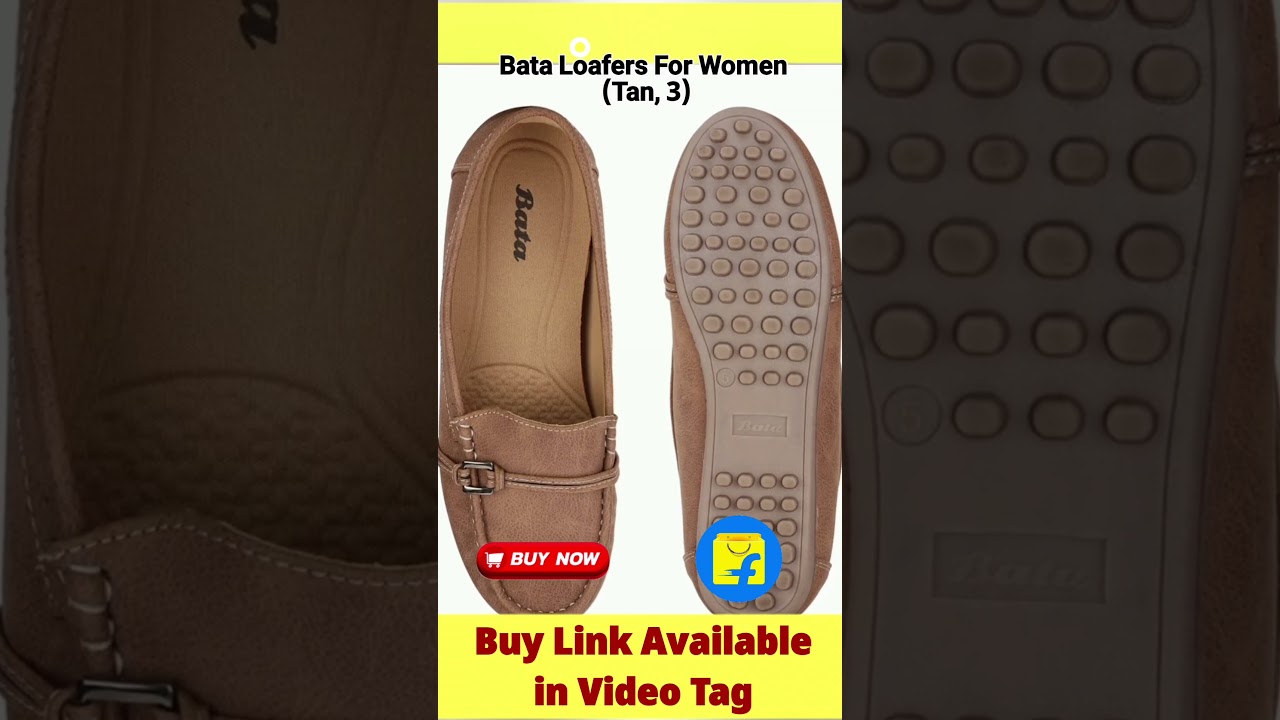 Bata Loafers For Women (Tan, 3) 