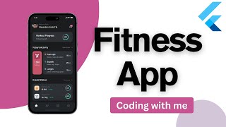 Flutter UI | Fitness App UI - Coding with me