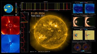 Solar flare 31.05.2024 class X1.1