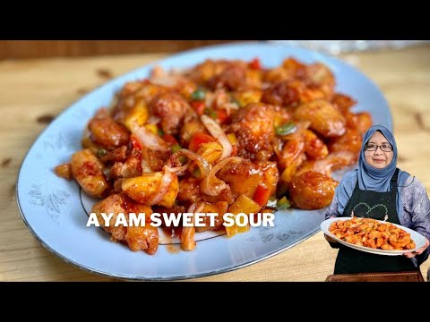 Ayam Sweet Sour Kak Yan | Ayam Sweet Sour Gebu Dan Sos Tak Perlu Tumis |