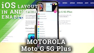 How to Get iOS Launcher on Motorola Moto G 5G Plus - Download and Install iOS Layout