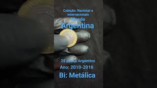 coleção de moeda:Nacional e internacionais. Argentina.