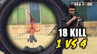 Back with Cupid Scar Solo vs Squad Ajjubhai OverPower Gameplay - Garena Free Fire