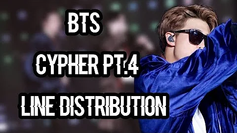 BTS - CYPHER PT.4 (line distribution + color coded)