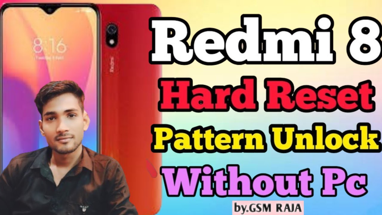 redmi 8 a ka pattern lock kaise tode