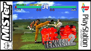 Tekken 2 (MiSTer FPGA - Playstation - PSX FPGAzumSpass) 1440p 60fps