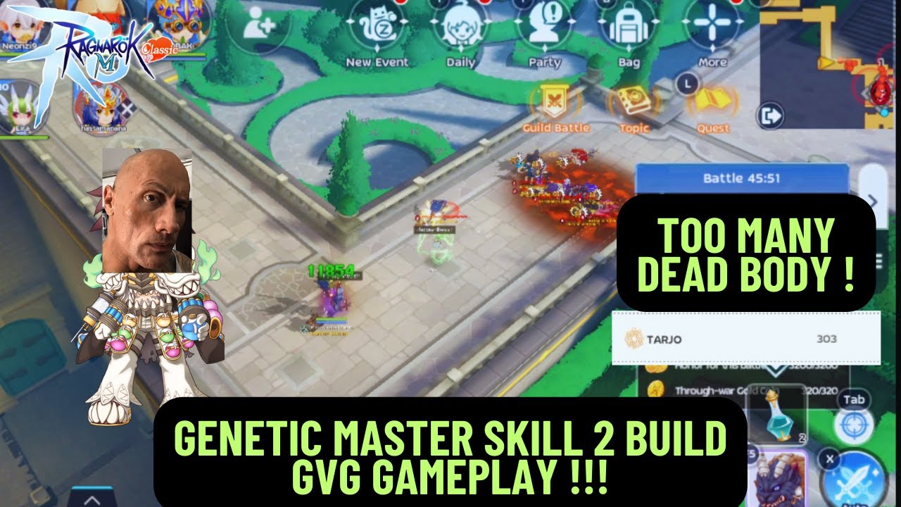 GENETIC MS2 BUILD - GVG GAMEPLAY | RAGNAROK M CLASSIC
