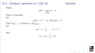 Functional Analysis_12. Compact Operators_12.2.01 Compact operators on $C([0, 1])$