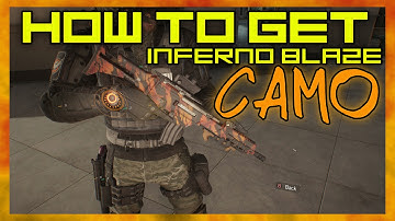 The Division - How To Get The Inferno Blaze Camo NEW Camo (How To Get The Fire Camo) Easy Tutorial!