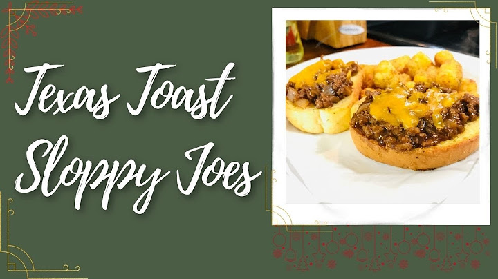 Texas Toast Sloppy Joes | Real Easy Recipe | Perfect Weeknight Meal | Easy Family Dinner Idea
