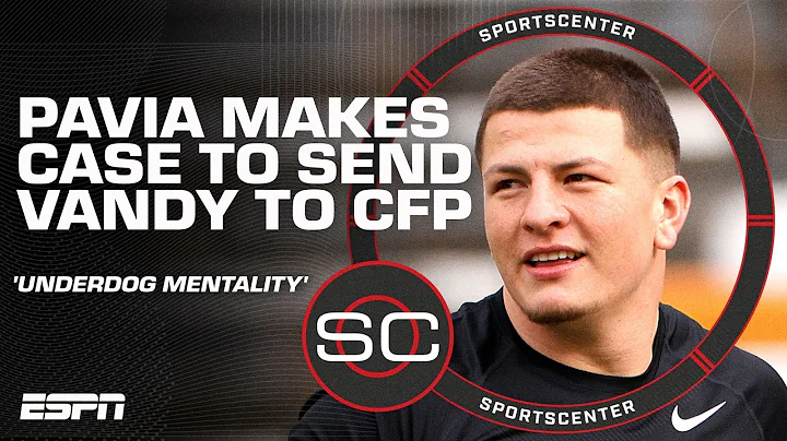 Diego Pavia campaigns for Heisman, Vandy in College Football Playoff 🗣️ | SportsCenter