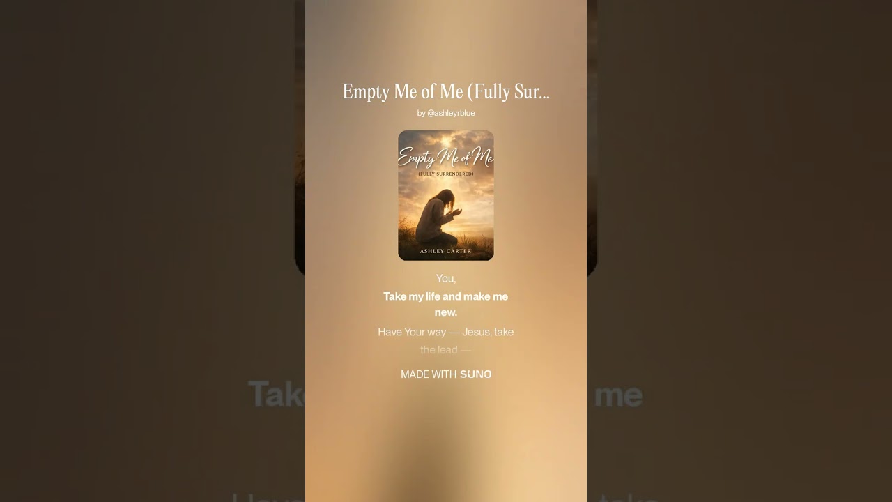 Empty Me of Me Fully Surrendered