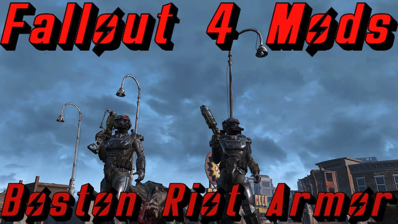 Fallout 4 Mods (Xbox): Boston Riot Armor - YouTube