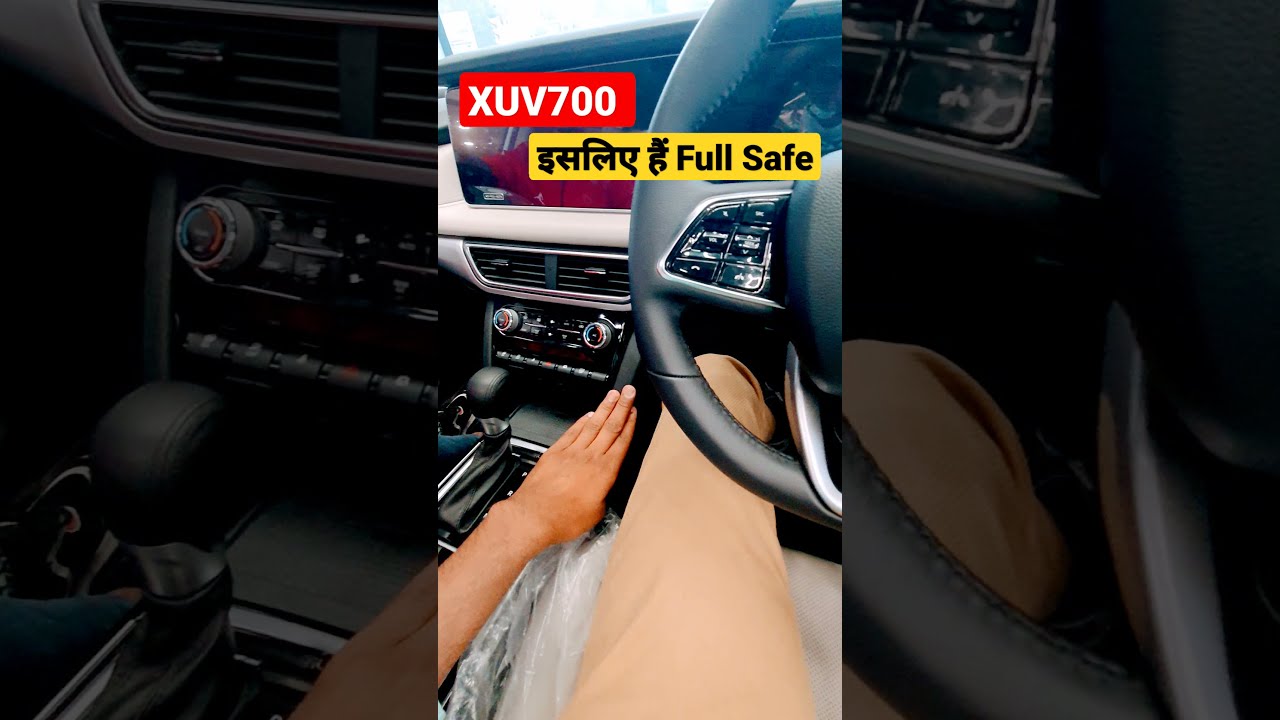XUV700 का 7th Airbag कहा है ? Driver के चारो तरफ airbag ही airbag 🔥
