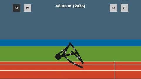 AI plays QWOP -- front flips