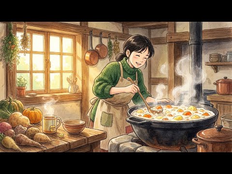 A cozy Day in my Home | 02 hours | Cozy Moments | Ghibli Style Video