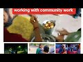 Working  with community  programme vlog part1viral college riensagordeep official
