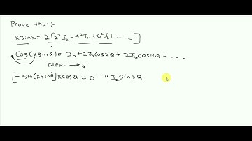 Generating bessel function