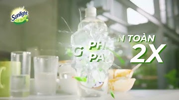 SUNLIGHT THIÊN NHIÊN - AN TOÀN 2X - AN TOÀN CHO CẢ CHÉN ĐĨA TRẺ EM