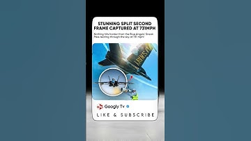 STUNNING SPLIT SECOND FRAME CAPTURED AT 731MPH .