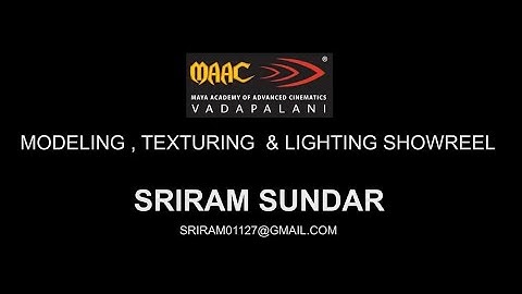 MAAC Animation | Student Work | Modelling Texturing & Lighting