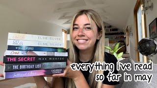 EVERYTHING I'VE READ SO FAR IN MAY