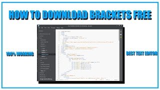 Famous HOW TO DOWNLOAD BRACKETS FREE | BEST TEXT EDITOR. Profile