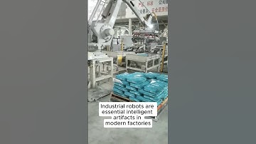 Industrial robots are essential intelligent artifacts in modern factories.#automation#robotics