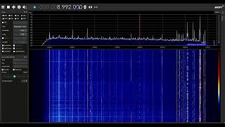 8992 kHz  United States Air Force Emergency Action Message EAM