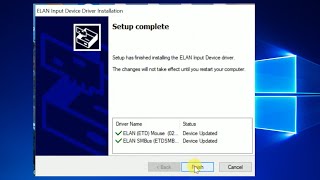 how to install elan touchpad driver on windows 10/11