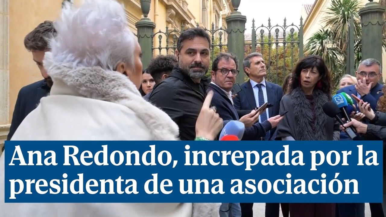 Ana Redondo, increpada por la presidenta de una asociación de víctimas por las pulseras