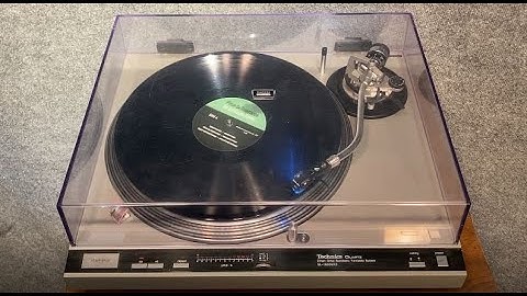Technics SL-1600MK2 Direct Drive Automatic Phonograph Turntable Demo