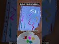 Cotton bud painting for kids | Easy Tracing patterns & Fine Motor Activity #short