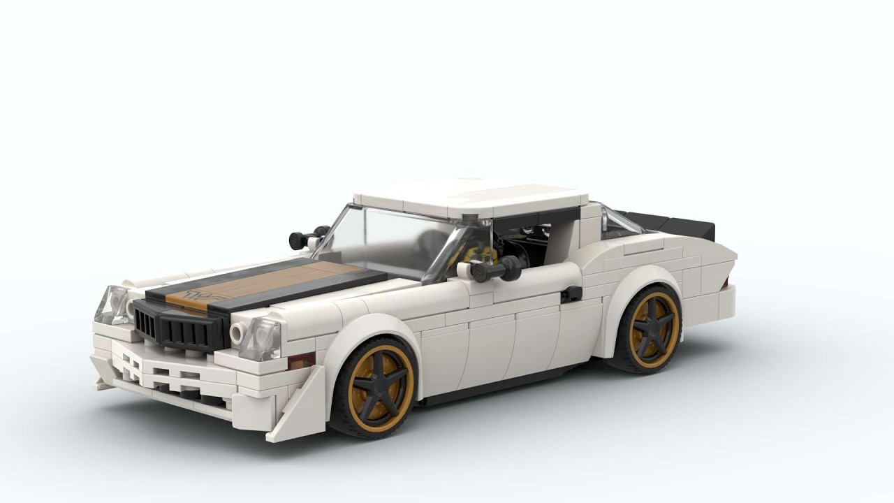 Lego MOC 252979 Tuned 1979 Chevy Camaro 8w rotate 3D - YouTube
