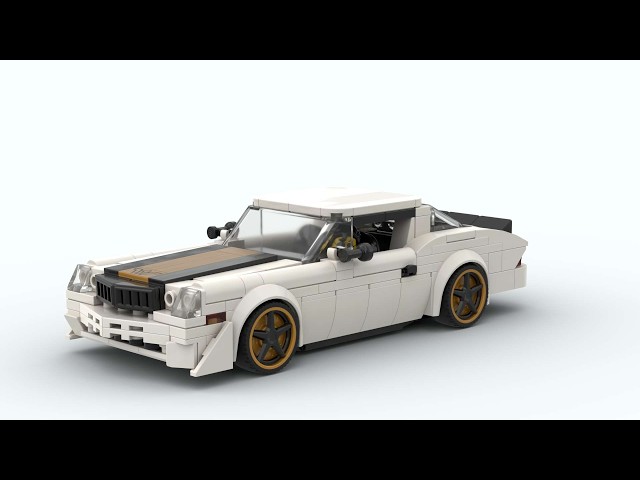 Lego MOC 252979 Tuned 1979 Chevy Camaro 8w rotate 3D - YouTube