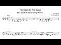 George roberts how deep is the ocean bass trombone transcription