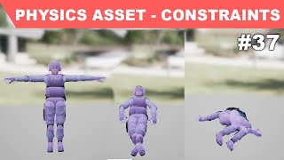 Unreal Third person Shooter #37 - Physics Assets/ Ragdoll Setup