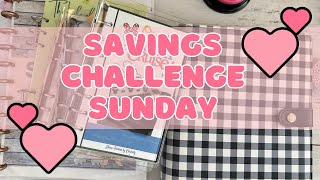 Savings Challenge Sunday | #savingmoney #budgeting