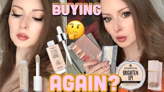 WILL I REPURCHASE THESE DRUGSTORE MAKEUP PRODUCTS AGAIN? GRWM MAKEUP TUTORIAL