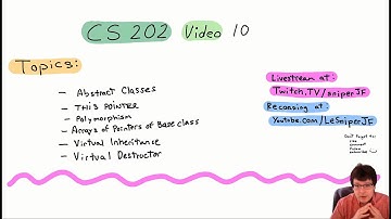 CS 202 Computer Science II: Fall 2020 Video 10 Livestream