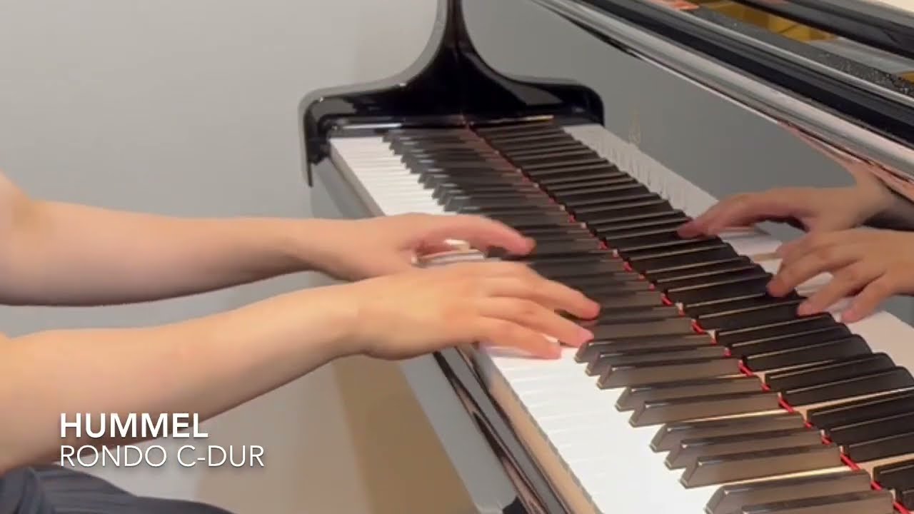 Hummel - Rondo C-dur ／ フンメル：ロンド ハ長調 - YouTube