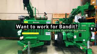 Bandit Perth is hiring || Mechanic Position by Tree Care Machinery - Bandit, Hansa, Cast Loaders 1,641 views 2 years ago 42 seconds