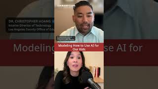 Modeling for our kids how to use AI - new episode out @CourageClassPod