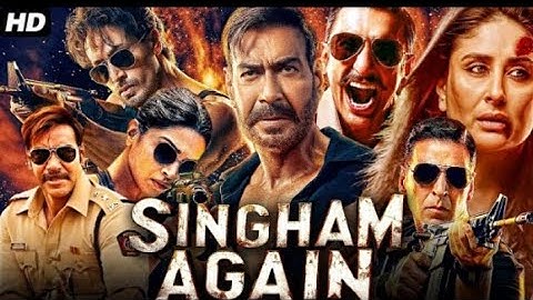 Ajay Devgan & Akshay Kumar New Hindi Action Blockbuster Movie 2025 | Singham Again Full Movie 2025